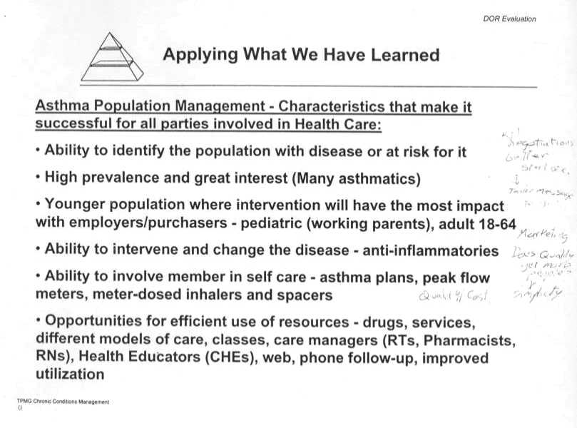 KP National Strategy - Guiding Vision as an Organization to achieve by 2005