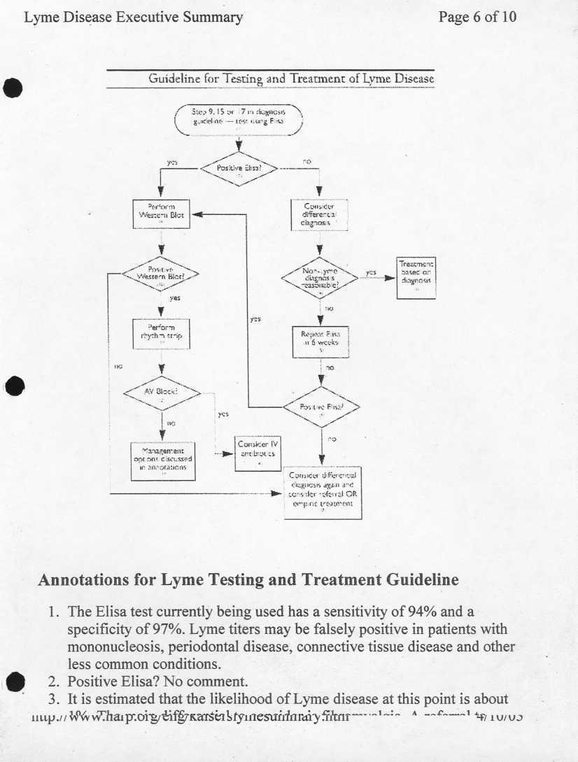 Kaiser Lyme Disease Executive Summary