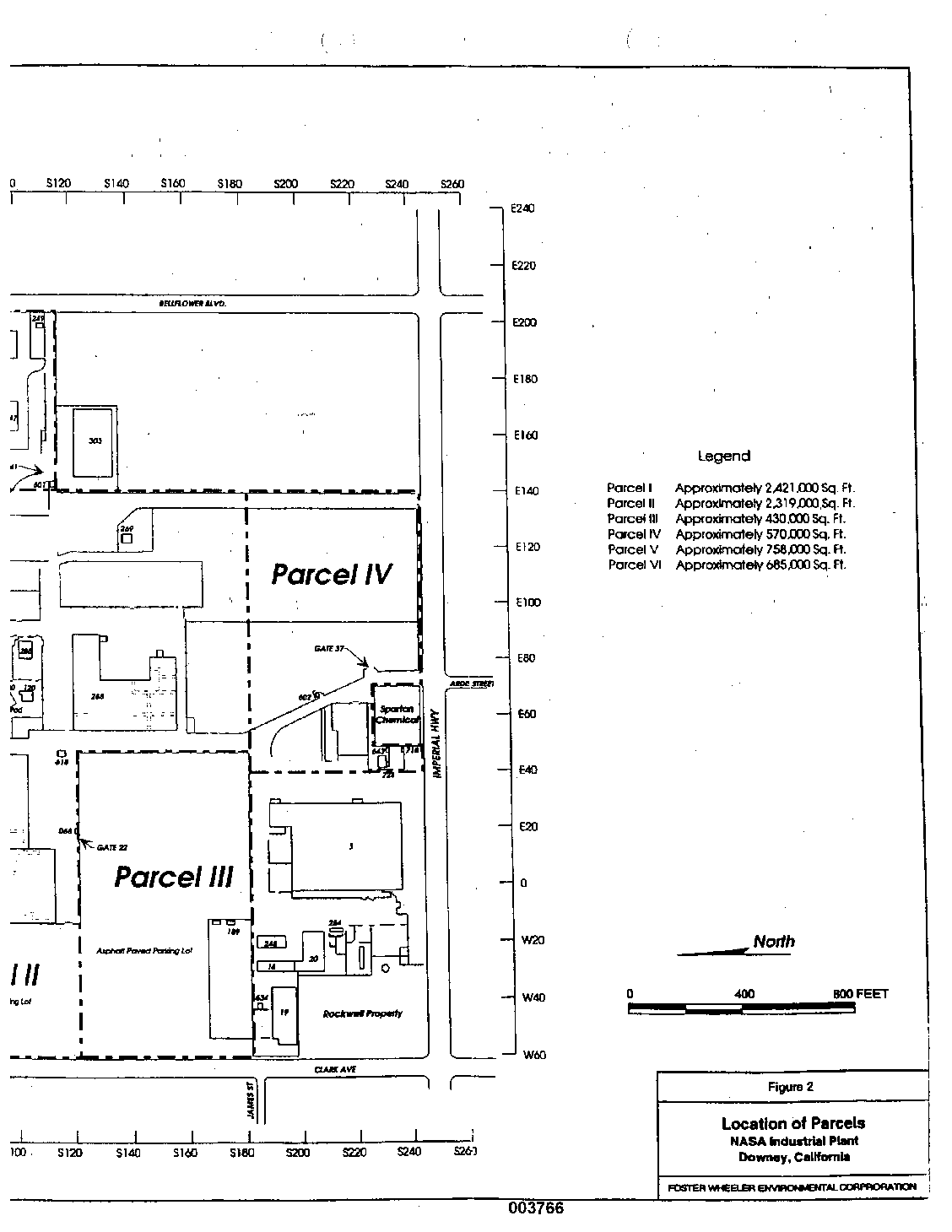 Location of Parcels of NASA/Kaiser Downey