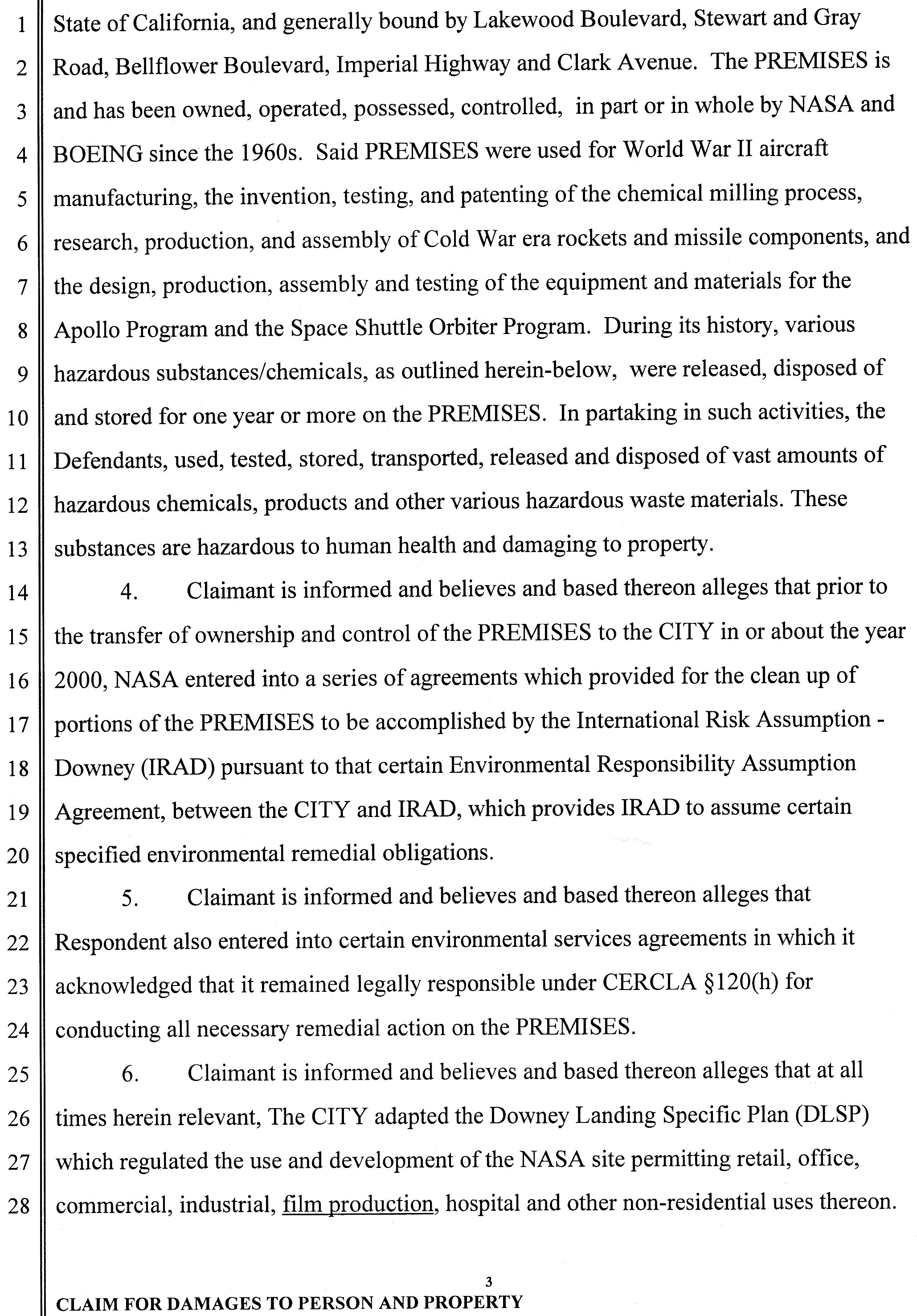 May 9, 2007 filing against the General Services Office of The United States of America