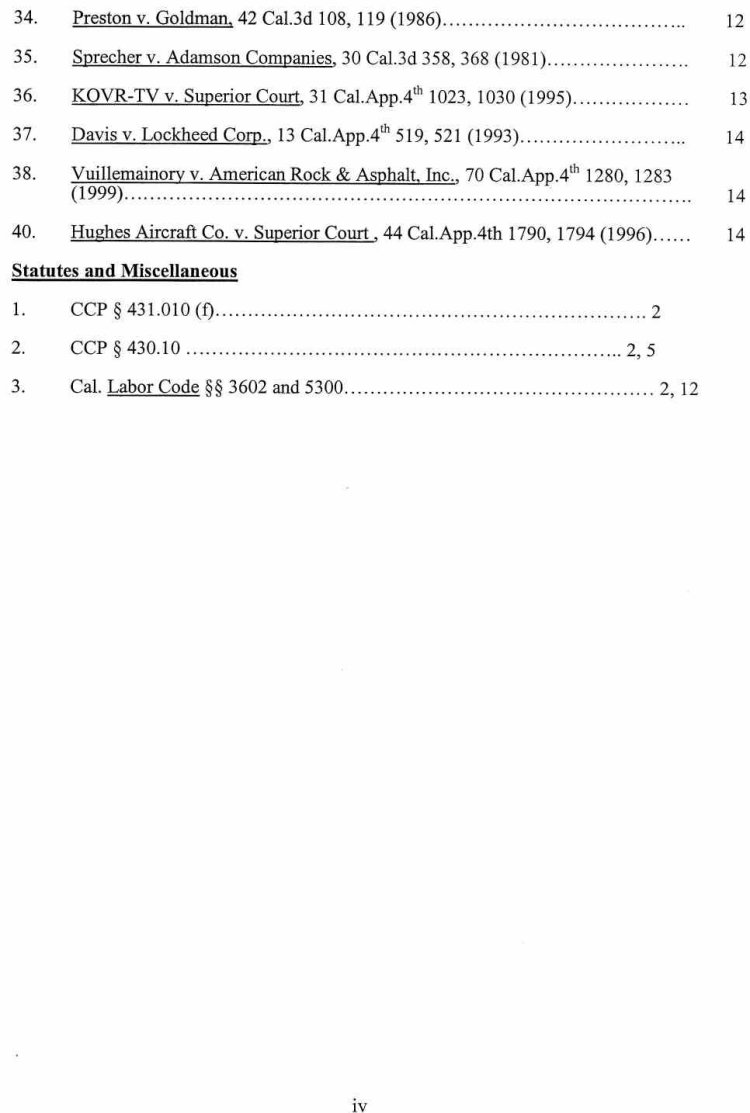 Case No. VC 046716 Defendant Dreamworks Productions, LLC's Notice of Demurrer and Demurrer to Plaintiffs' First Amended Complaint, and Memorandum of Points and Authorities in Support of Demurrer - October 9, 2007