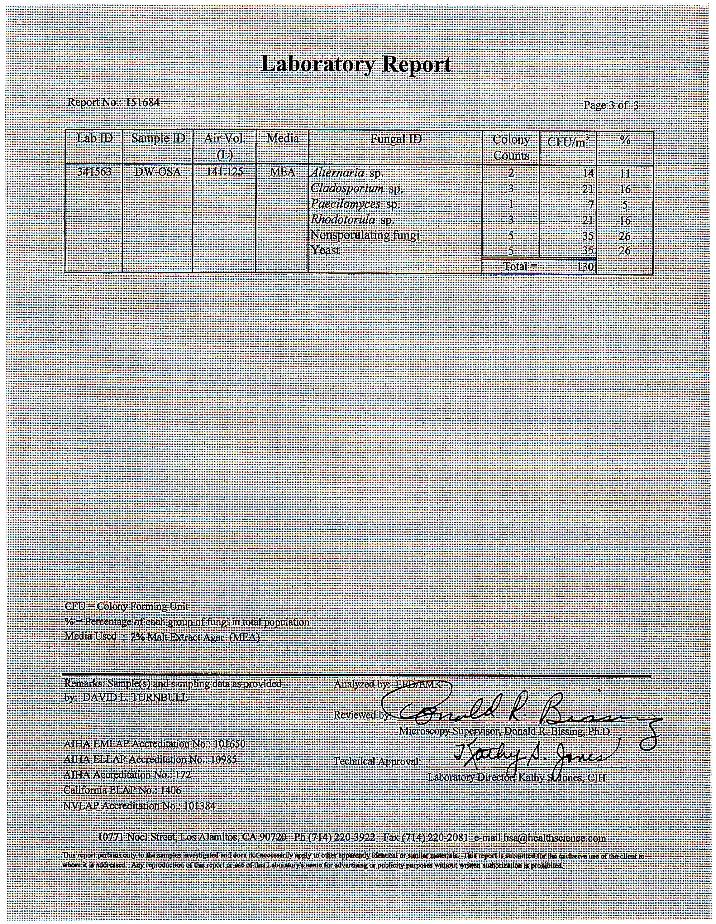 DreamWorks letter to Island Cast and Crew of March 24, 2005 and Mintie Report