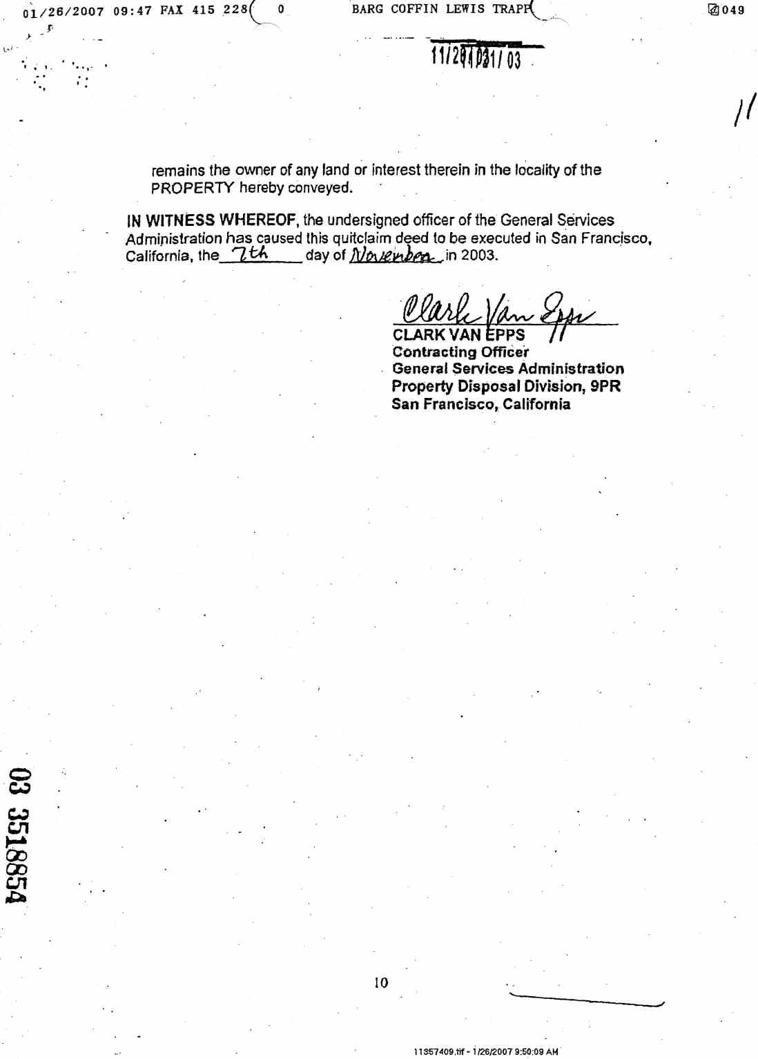 The Boeing Company Declaration of Kathryn L. Oehlschlager of 10-09-07