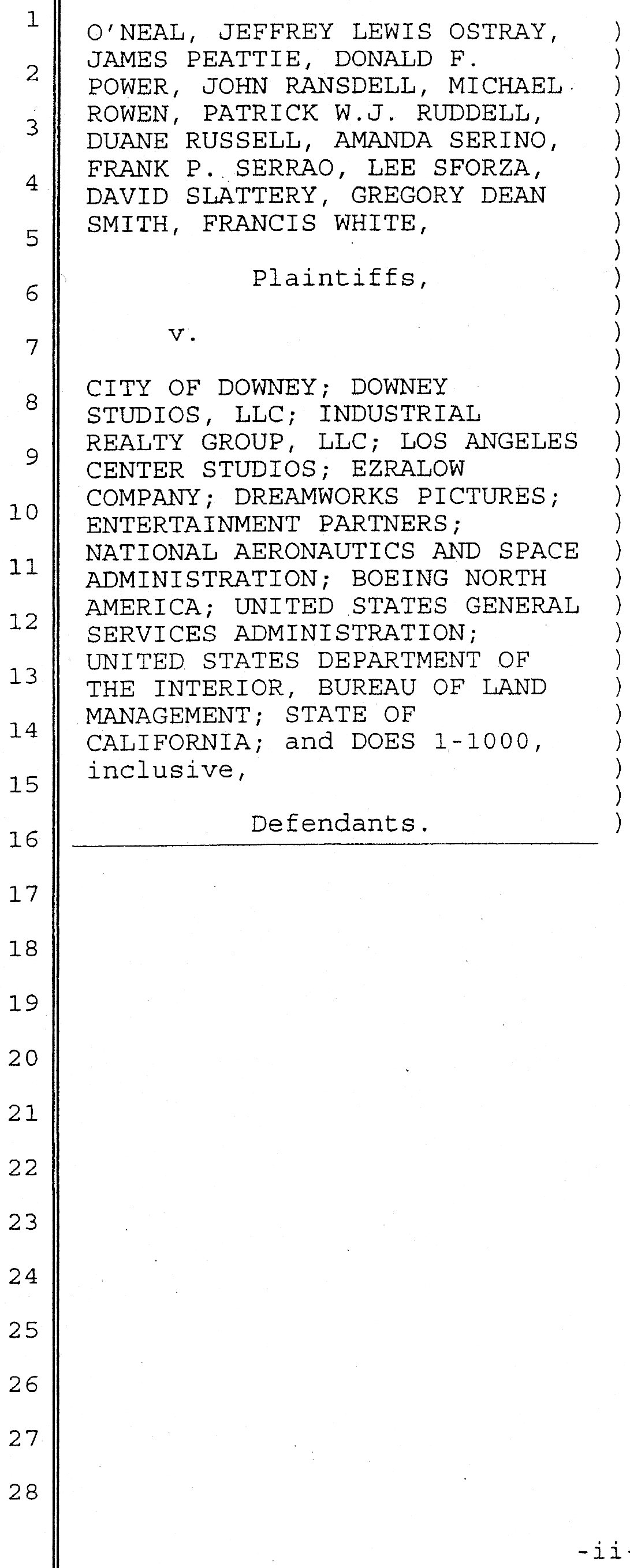 The Boeing Company Declaration of Kathryn L. Oehlschlager of 10-09-07