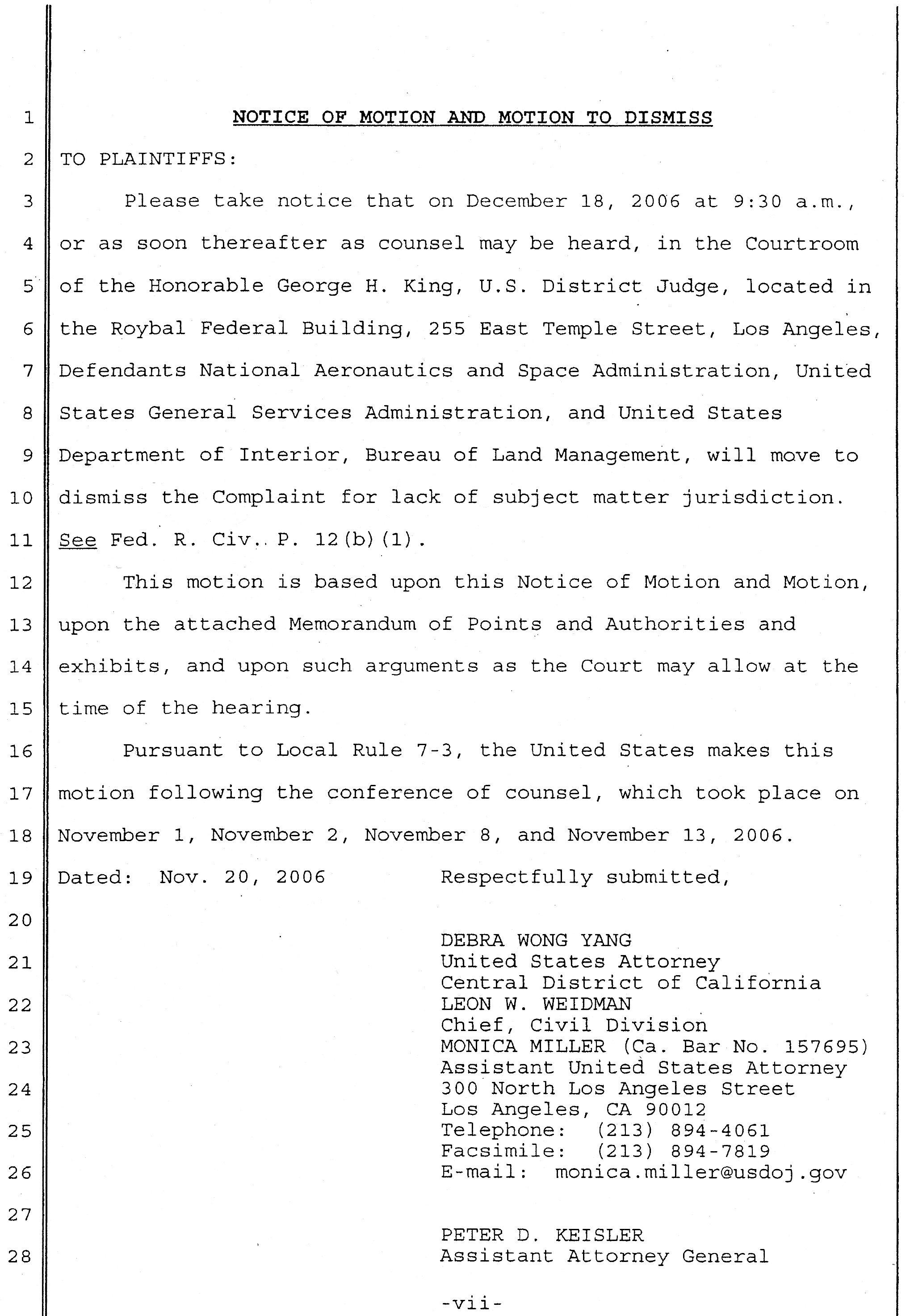 The Boeing Company Declaration of Kathryn L. Oehlschlager of 10-09-07