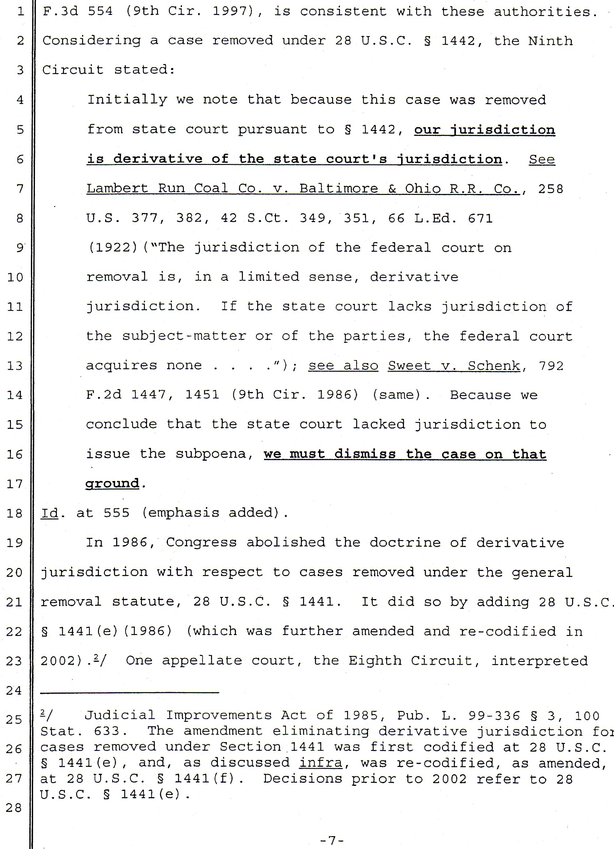 The Boeing Company Declaration of Kathryn L. Oehlschlager of 10-09-07