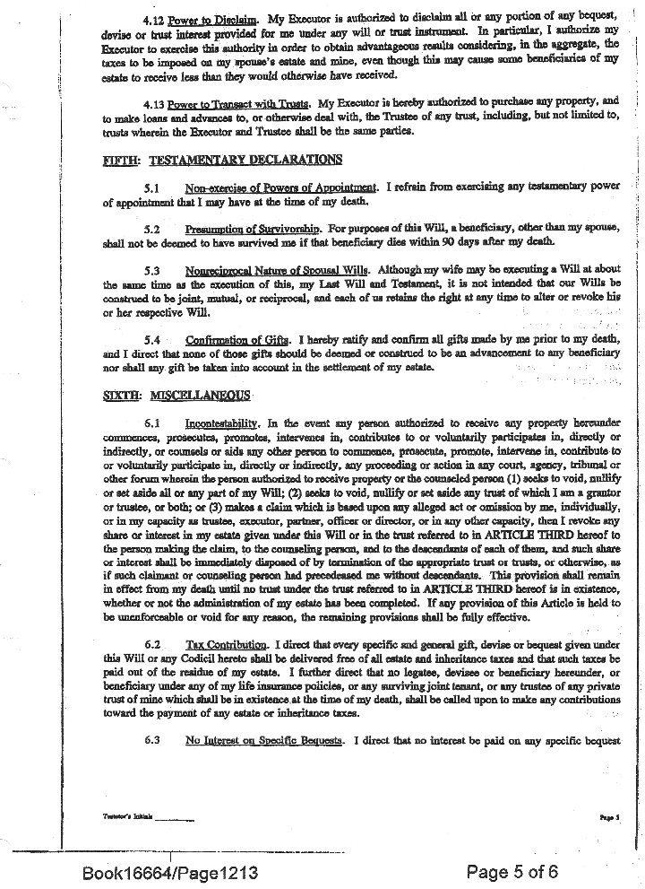 Robert Pearl - 2005 - Pearl Estate} Wrongful Death Suit